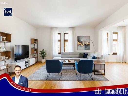 Wohnung zur Miete 893 € 3 Zimmer 85,1 m² frei ab sofort Sieverstorstraße 50 Alte Neustadt Magdeburg / Alte Neustadt 39106