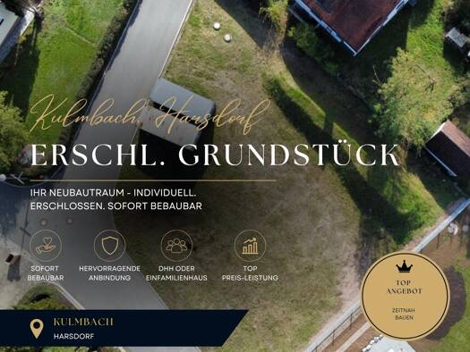 Grundstück zum Kauf 159.000 € 897 m² Grundstück Baugenehmigung vorhanden frei ab sofort Harsdorf Harsdorf 95499