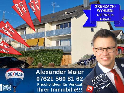 Mehrfamilienhaus zum Kauf 600.000 € 6 Zimmer 229,8 m² 1.173 m² Grundstück Wyhlen Grenzach-Wyhlen 79639