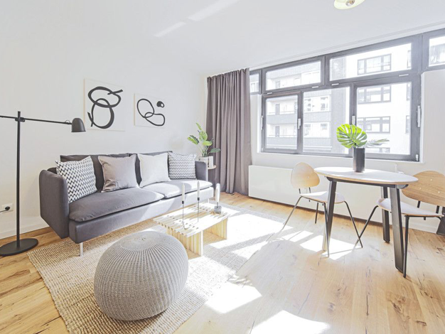 Studio zur Miete Wohnen auf Zeit 799 € 1 Zimmer 28 m² frei ab sofort Bagelstraße 98 Pempelfort Düsseldorf 40479
