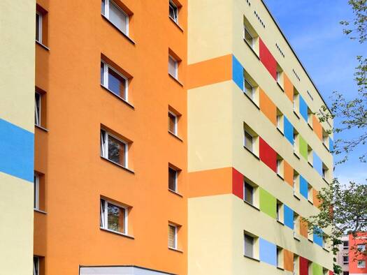 Wohnung zur Miete nur mit Wohnberechtigungsschein 291 € 1 Zimmer 37,8 m² 5. Geschoss Holunderweg 4 Wiesenhügel Erfurt 99097