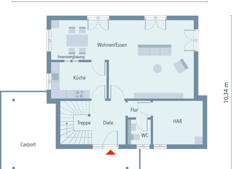 Einfamilienhaus zum Kauf provisionsfrei 549.900 € 4 Zimmer 137 m² 500 m² Grundstück Hönow Hoppegarten 15366