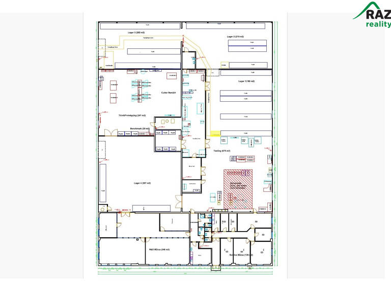 Produktionshalle zur Miete 213.000 CZK 2.247 m² Lagerfläche Prumyslová 922 Planá 34815