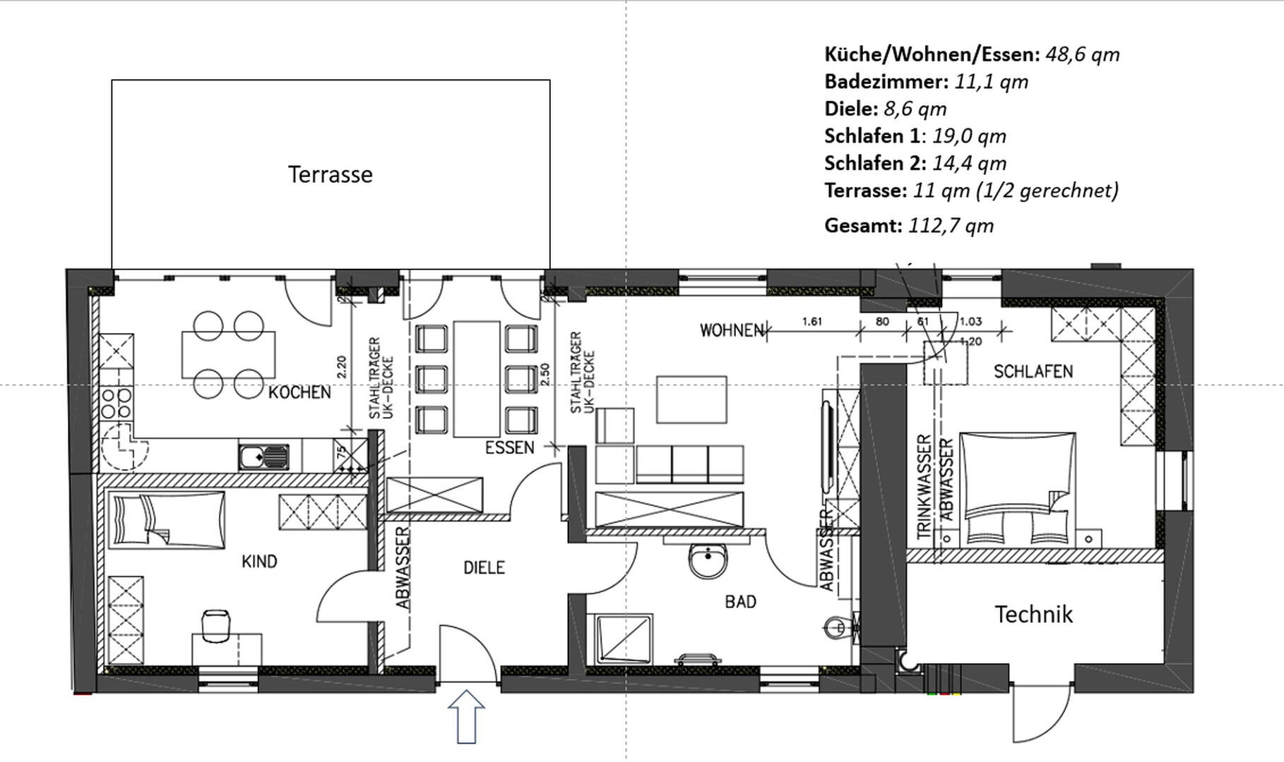 Wohnung zur Miete 1.350 € 3 Zimmer 112,7 m²<br/>Wohnfläche EG<br/>Geschoss 15.12.2024<br/>Verfügbarkeit Malseneck Kraiburg 84559