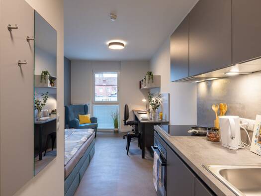 Studio zur Miete 582 € 1 Zimmer 18 m² Schönaugürtel Jakomini Graz 8010