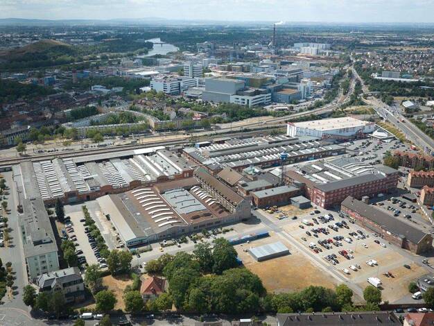 Lagerhalle zur Miete 2 € 850 m² Lagerfläche Carl-Reuther-Straße 1 Waldhof Mannheim 68305