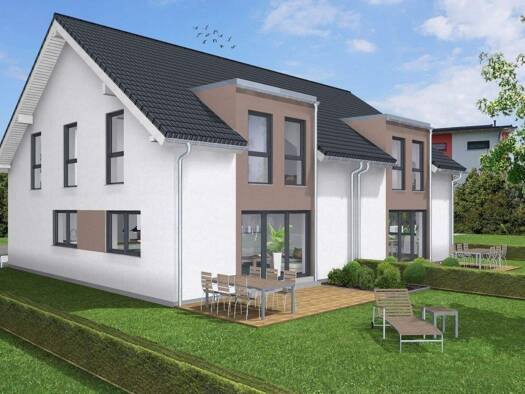 Doppelhaushälfte zum Kauf 543.600 € 6 Zimmer 144 m² 296 m² Grundstück Nieder-Kainsbach Brensbach 64395