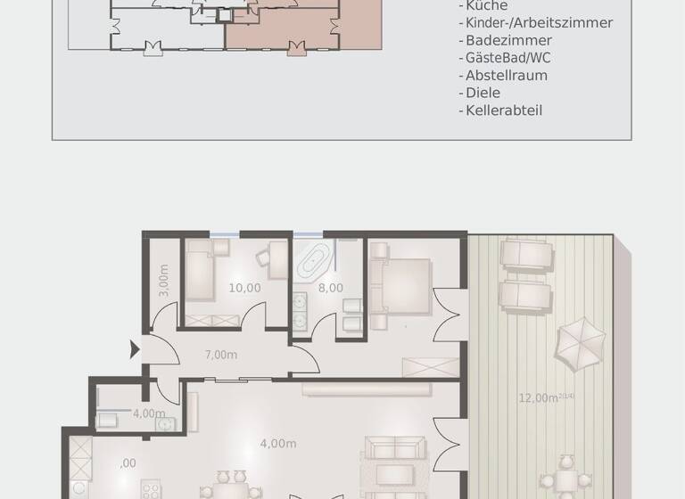 Terrassenwohnung zum Kauf 595.000 € frei ab sofort Winkl 11 d Winkl Grabenstätt 83355