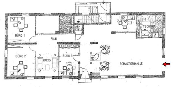 Bürofläche zur Miete 1.000 € 191 m²<br/>Bürofläche Altenaer Straße 198 Dickenberg / Eggenscheid Lüdenscheid 58513