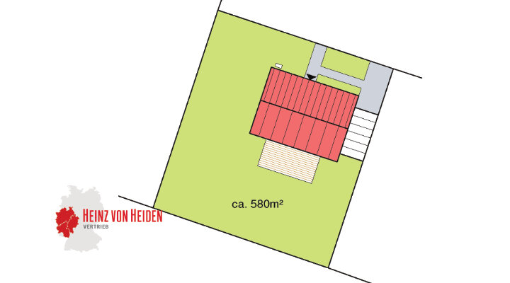 Einfamilienhaus zum Kauf provisionsfrei 305.738 € 4 Zimmer 132 m²<br/>Wohnfläche 580 m²<br/>Grundstück Heidelbach Alsfeld 36304