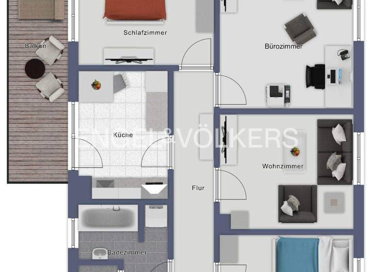 Wohnung zum Kauf 329.000 € 4 Zimmer 90 m² 2. Geschoss Innenstadt Aschaffenburg 63739