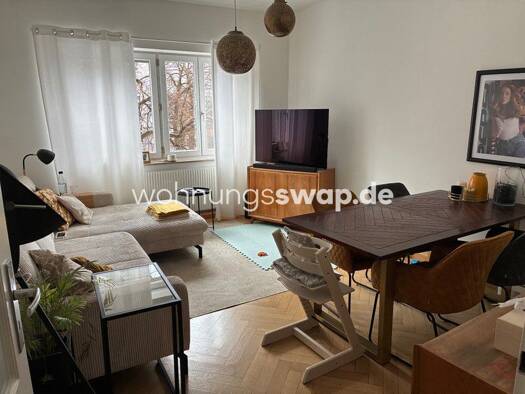Wohnung zur Miete Tauschwohnung 1.450 € 3 Zimmer 85 m² 2. Geschoss Bogenhausen München 81677