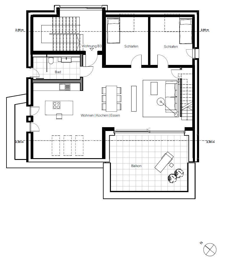 Maisonette zur Miete 1.812 € 4,5 Zimmer 139,4 m²<br/>Wohnfläche 3.<br/>Geschoss 01.02.2025<br/>Verfügbarkeit Stephanusweg 10a Eggeweg Bielefeld 33617