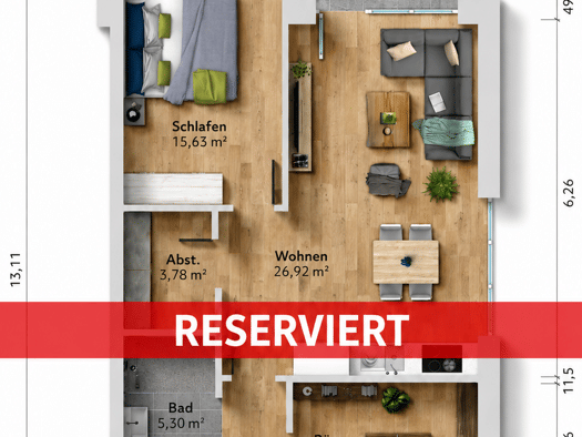 Wohnung zum Kauf - Erstbezug 308.000 € 3 Zimmer 72,4 m² Freiheit Buer Gelsenkirchen-Nord 45894