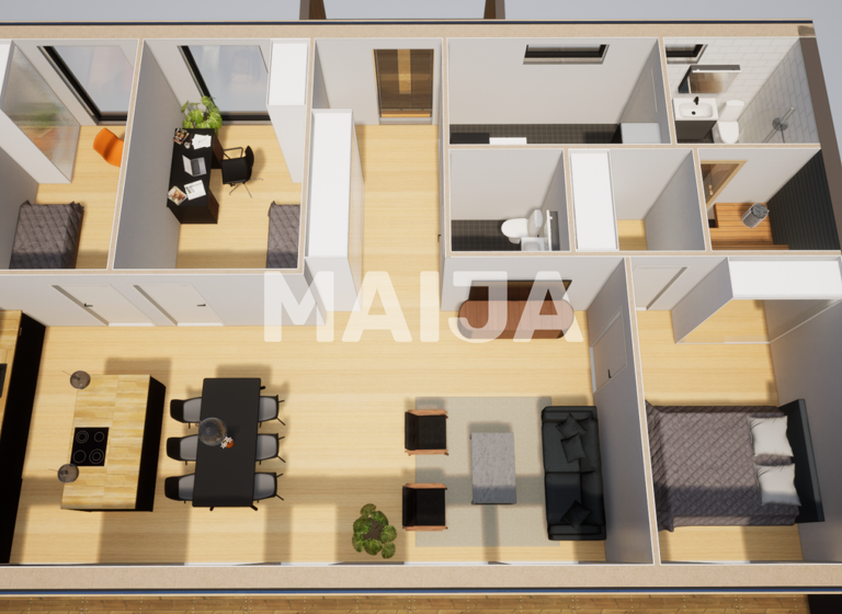 Reihenmittelhaus zum Kauf 221.000 € 3 Zimmer 79,5 m² 4.019 m² Grundstück Trollkunibackantie 5 Korsholm 65710