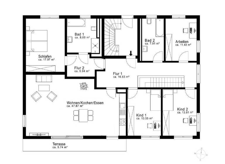 Wohnung zum Kauf 940.000 € 5 Zimmer 154 m² Maisach 82216