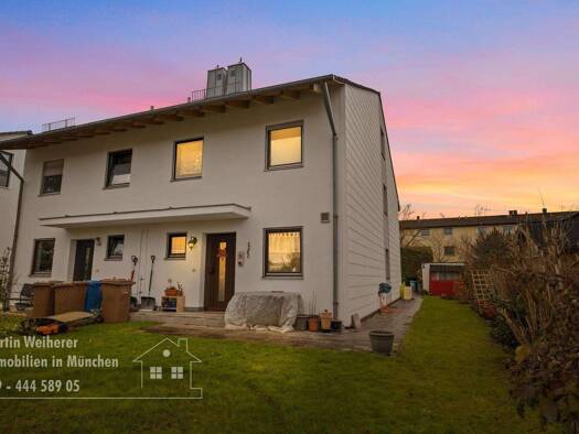 Doppelhaushälfte zum Kauf 1.050.000 € 6 Zimmer 150 m² 410 m² Grundstück Moosach München 80993