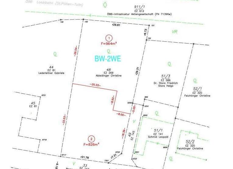 Grundstück zum Kauf 279.500 € 964 m² Grundstück Feldgasse Michelhausen 3451