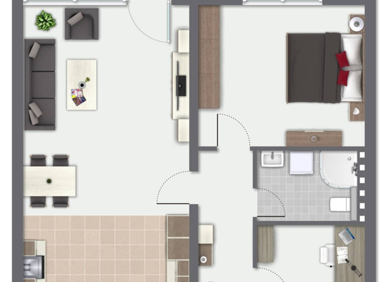 Wohnung zum Kauf 99.500 € 3 Zimmer 70,9 m²<br/>Wohnfläche Neubeckum Beckum 59269