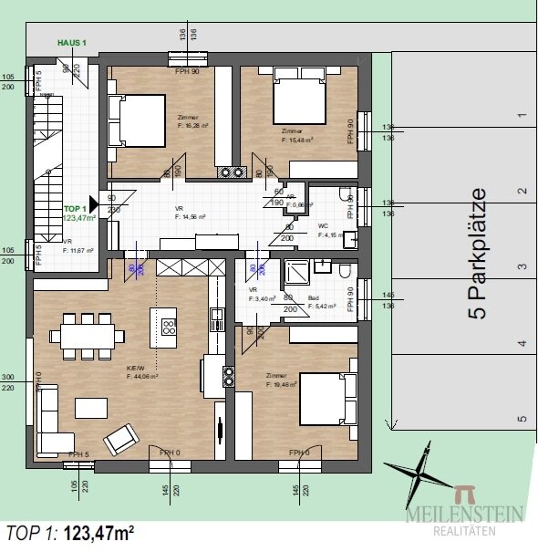 Wohnung zum Kauf 690.000 € 4 Zimmer 123,5 m²<br/>Wohnfläche Velden am Wörthersee 9220