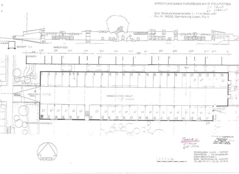 Tiefgarage zur Miete provisionsfrei 45 € Lusan Gera 07549