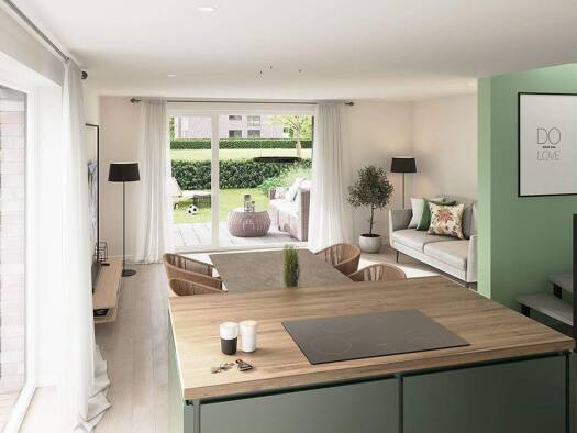 Doppelhaushälfte zum Kauf - Neubau provisionsfrei 684.900 € 4 Zimmer 136,6 m² 224 m² Grundstück frei ab sofort Steindamm 41a Harksheide Norderstedt 22844