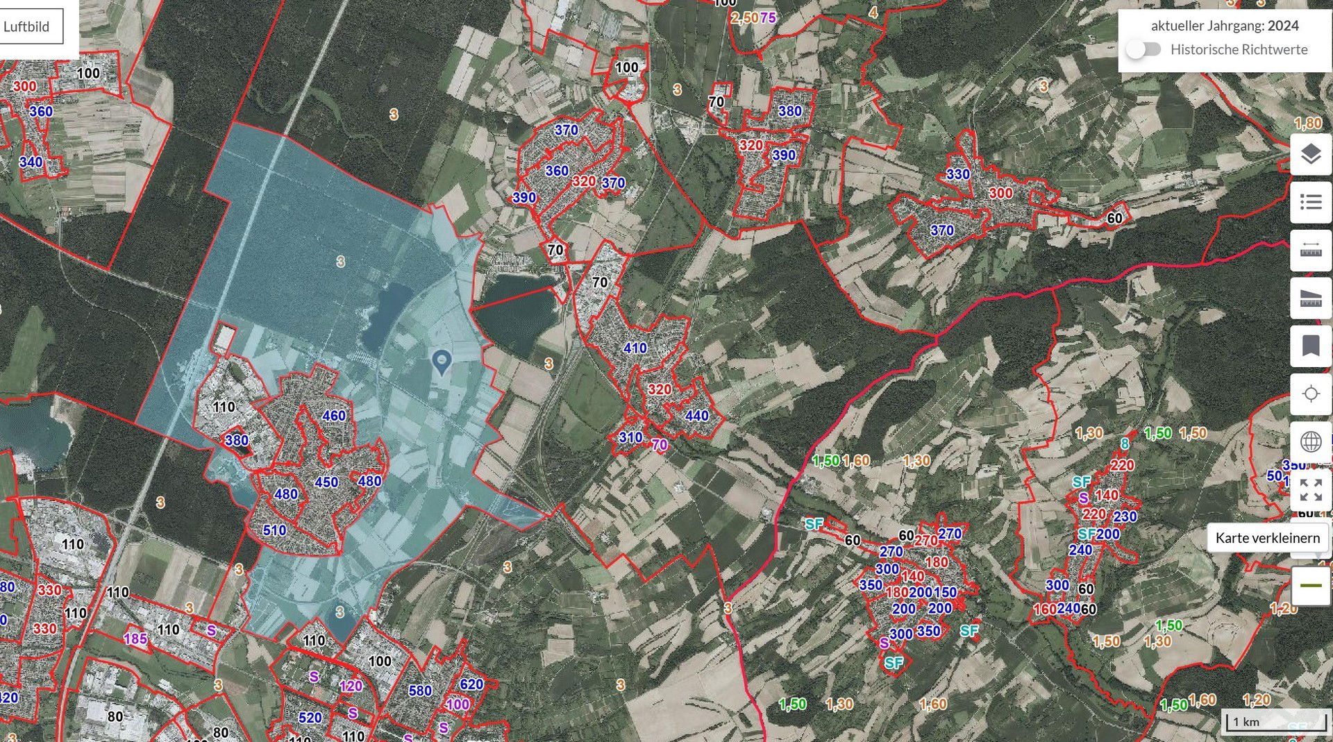 Land-/Forstwirtschaft zum Kauf provisionsfrei 1.700 m²<br/>Grundstück Flurstücknummer: 7547 Forst 76694