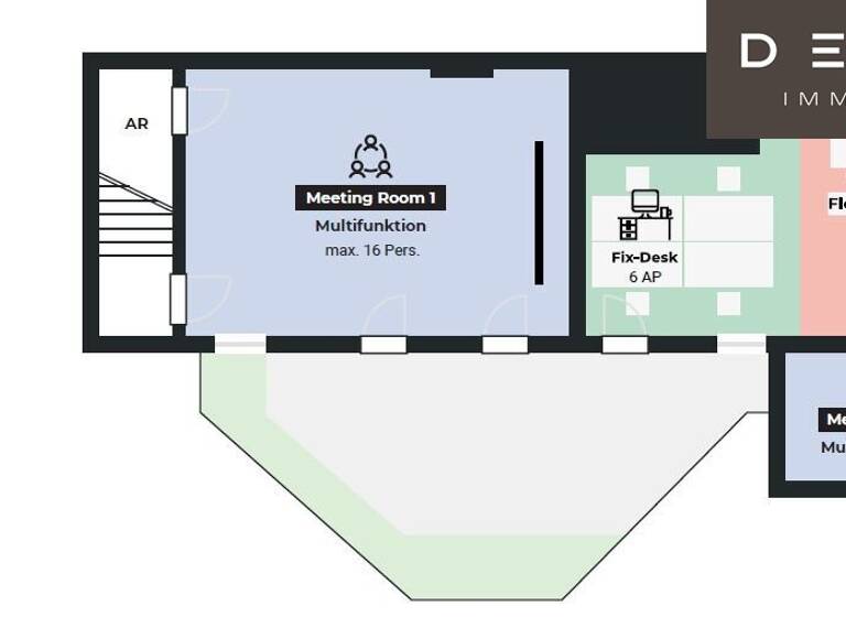 Coworking Space zur Miete teilbar ab 13 m² Wien 1100