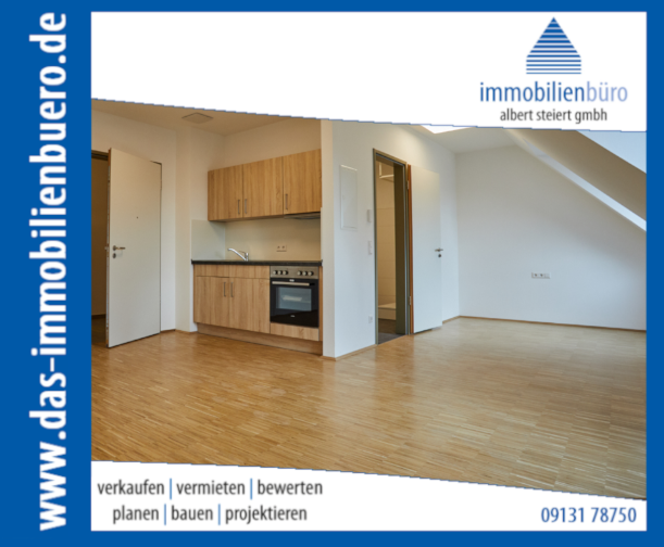 Wohnung zur Miete 670 € 1 Zimmer 39,3 m²<br/>Wohnfläche Markgrafenstadt Erlangen 91054