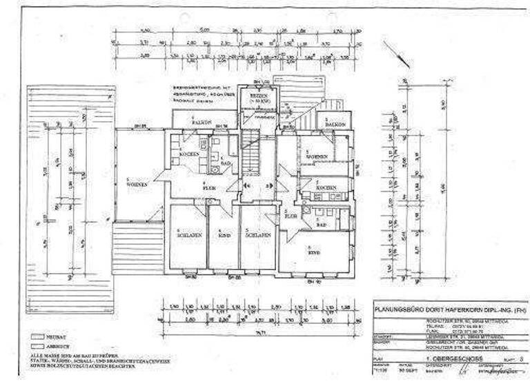 Wohnung zur Miete 440 € 3 Zimmer 67,3 m² 1. Geschoss frei ab sofort Leisniger Str. 21 Mittweida 09648
