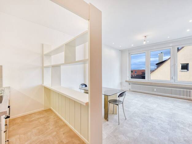 Studio zur Miete 540 € 1 Zimmer 32,4 m² frei ab 01.09.2026 Unterländer Straße 26 Zuffenhausen Stuttgart-Zuffenhausen/Mitte 70435