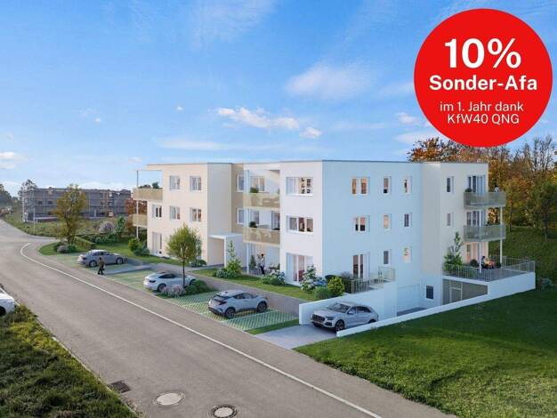 Wohnung zum Kauf - Erstbezug provisionsfrei 409.900 € 4,5 Zimmer 91 m² EG Mietingen 88487