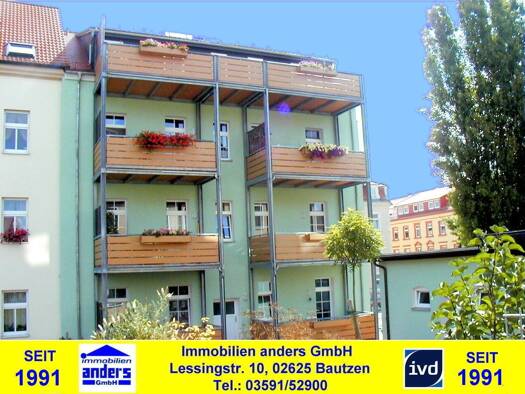 Wohnung zur Miete 350 € 3 Zimmer 58 m² Bautzen Bautzen 02625