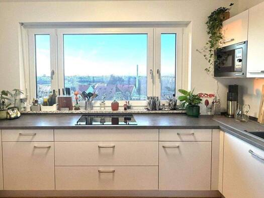 Wohnung zur Miete 1.450 € 3 Zimmer 85,1 m² 6. Geschoss frei ab 01.04.2026 Adolf-Braun-Str. 30b Muggenhof Nürnberg 90429