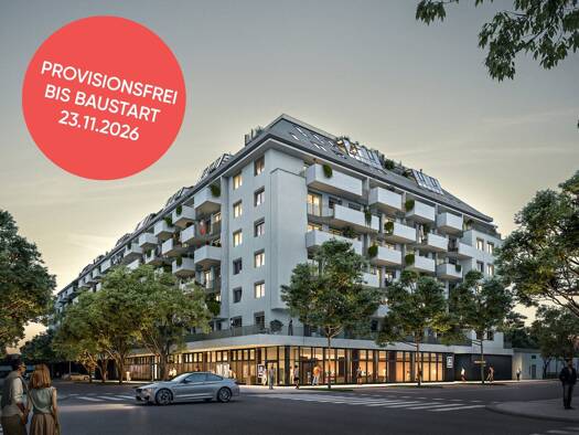 Wohnung zum Kauf - Erstbezug 288.700 € 2 Zimmer 39,4 m² 4. Geschoss Traisengasse 20-22 Wien 1200