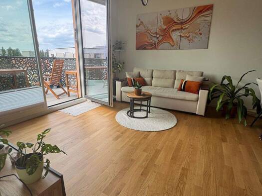 Penthouse zur Miete 1.590 € 2 Zimmer 55 m² 6. Geschoss Friedrichshain Berlin 10243