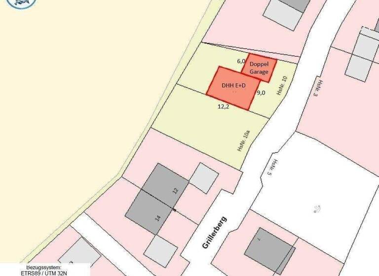 Doppelhaushälfte zum Kauf 560.325 € 5 Zimmer 124 m² 406 m² Grundstück Grillerberg 10 Rattenkirchen 84431