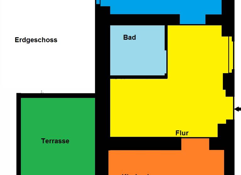 Wohnung zur Miete 550 € 3 Zimmer 80 m² EG frei ab sofort An der Gonna 33A Sangerhausen 06526