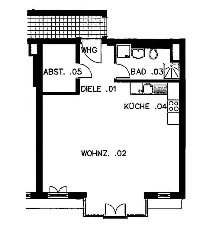 Wohnung zum Kauf als Kapitalanlage geeignet 194.000 € 1 Zimmer 48 m²<br/>Wohnfläche Zentrum - Süd Leipzig 04107