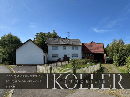 Einfamilienhaus zum Kauf provisionsfrei 164.000 € 8 Zimmer 201,4 m² 1.300 m² Grundstück frei ab sofort Bermuthshain Grebenhain 36355