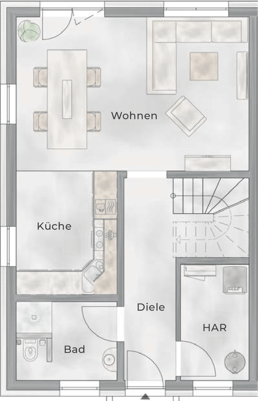 Doppelhaushälfte zum Kauf - Erstbezug - Ansicht 5
