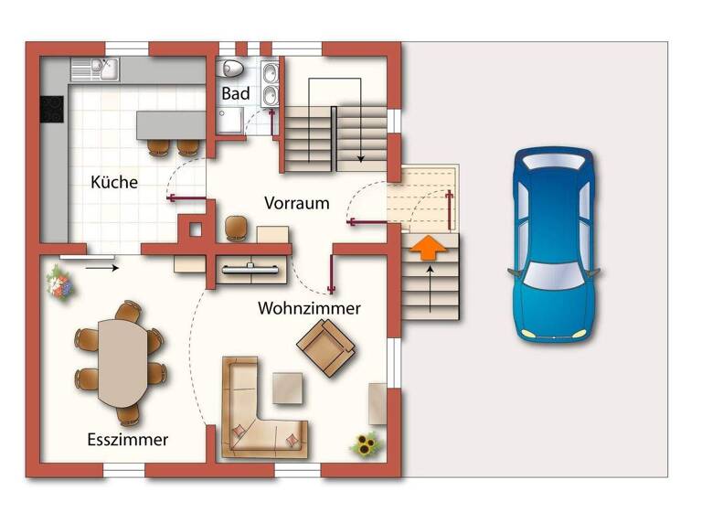 Doppelhaushälfte zum Kauf 435.000 € 5,5 Zimmer 110 m² 245 m² Grundstück Hüfingen 78183