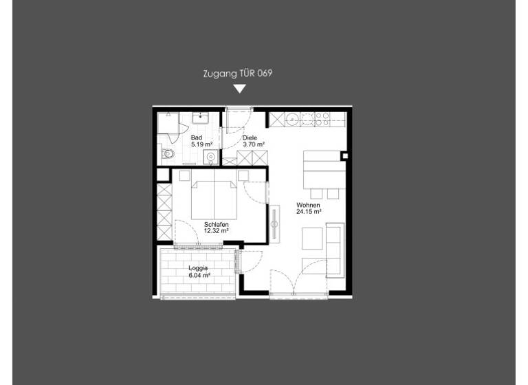 Wohnung zum Kauf - Erstbezug 282.100 € 2 Zimmer 45,4 m² 4. Geschoss Gudrunstraße Wien 1100