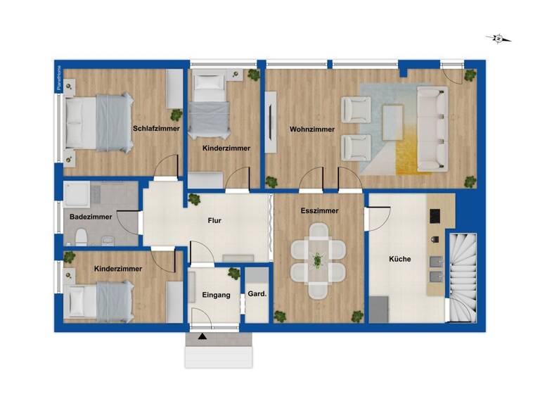 Bungalow zum Kauf 229.000 € 5 Zimmer 110 m² 834 m² Grundstück Haideburg Dessau-Roßlau 06849