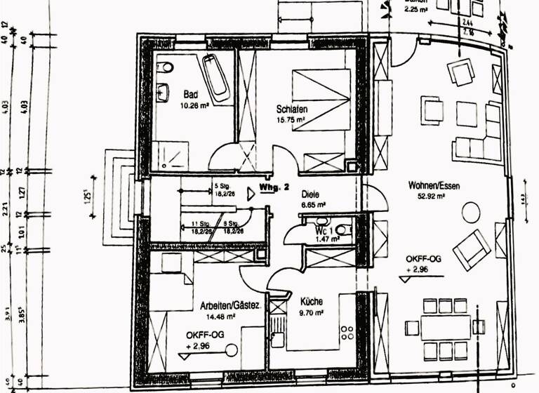 Wohnung zur Miete 1.050 € 3,5 Zimmer 113 m² frei ab 01.06.2026 Alt-Marl Marl 45768