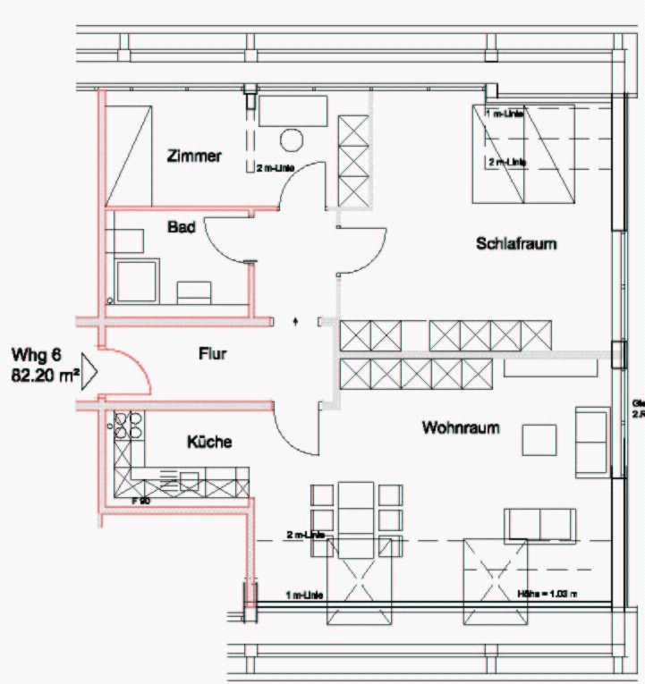 Wohnung zur Miete 796 € 3 Zimmer 82,2 m²<br/>Wohnfläche 01.02.2025<br/>Verfügbarkeit Berliner Straße 43 Hiort Lorenzen Schule I Schleswig 24837