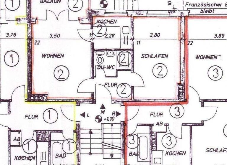 Wohnung zum Kauf 239.000 € 2 Zimmer 42 m² EG Eilbek Hamburg 22089