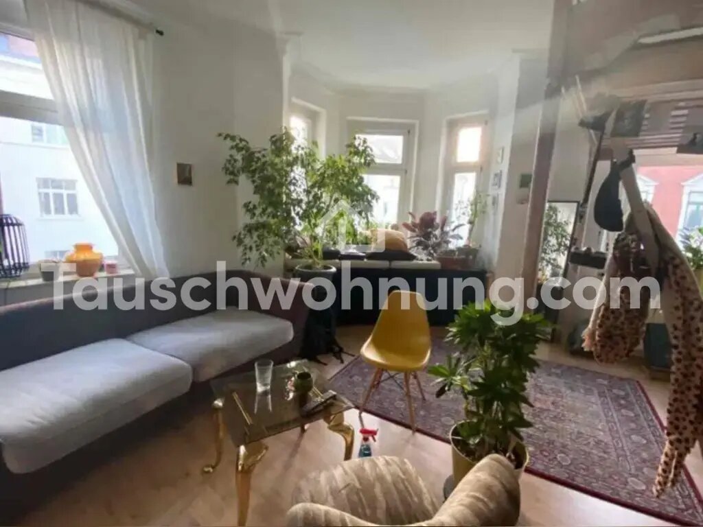 Wohnung zur Miete Tauschwohnung 550 € 2,5 Zimmer 75 m²<br/>Wohnfläche 2.<br/>Geschoss Reudnitz-Thonberg Leipzig 04317