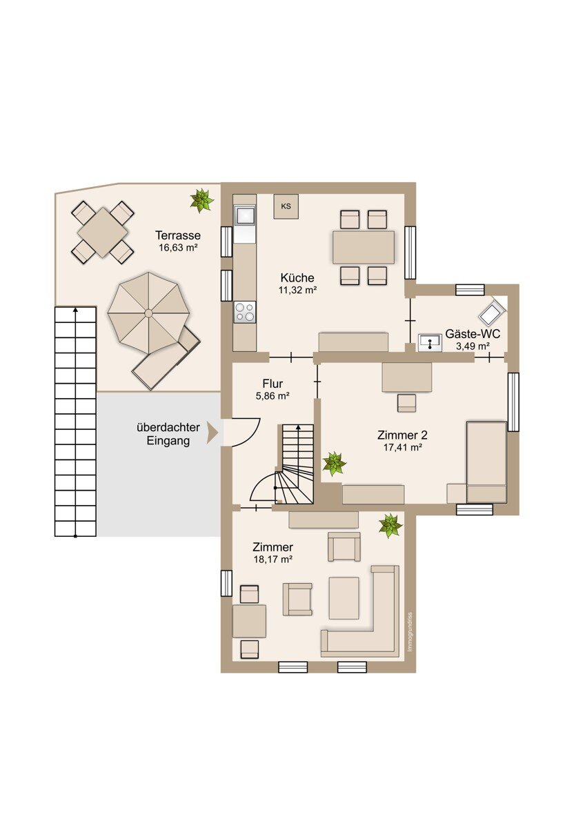 Maisonette zur Miete 1.210 € 4 Zimmer 112 m²<br/>Wohnfläche Garbenheim Wetzlar / Garbenheim 35583