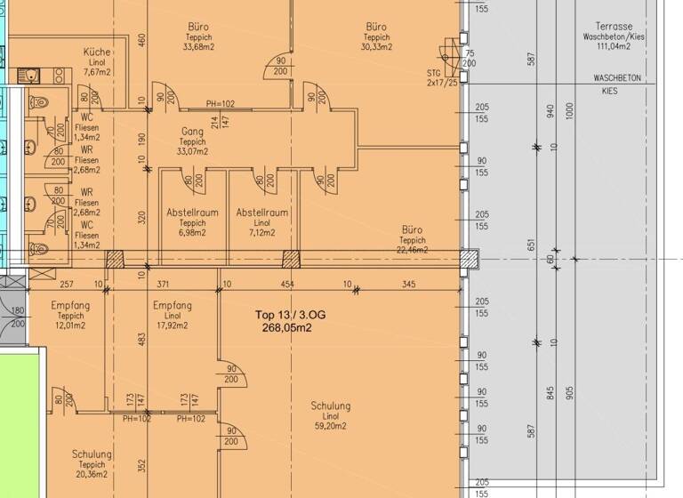 Büro zur Miete 10,50 € Wiener Neudorf 2351